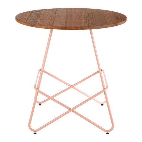 Golden Grain Metal Dining Table