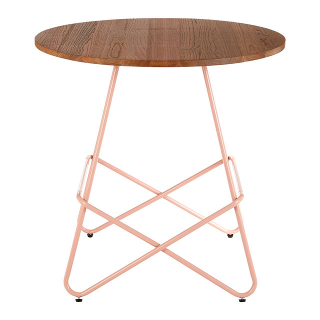 Golden Grain Metal Dining Table