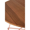 Golden Grain Metal Dining Table