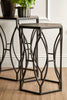 Avantis Black Iron Side Tables