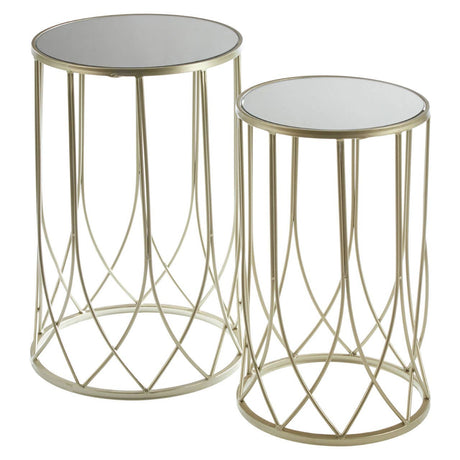 Golden Black Champagne Table Set
