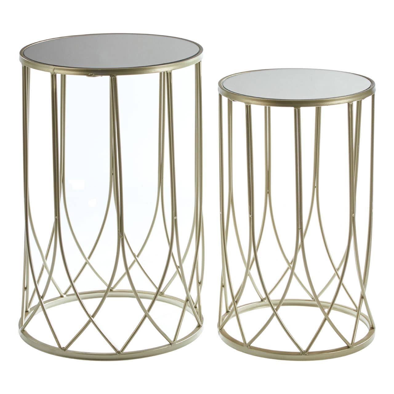 Golden Black Champagne Table Set