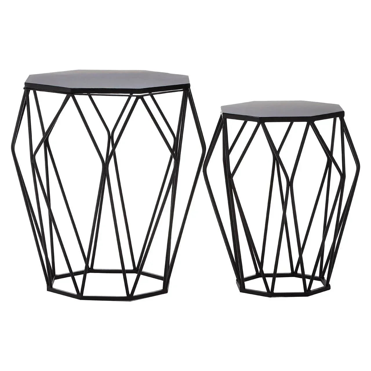 Avantis Set 2 Metal Side Tables