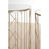Champagne Arrow Side Tables