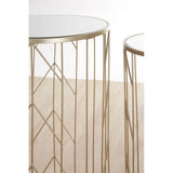 Champagne Arrow Side Tables