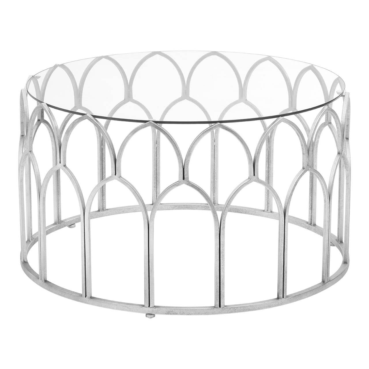 Silver Leaf Iron Coffee Table