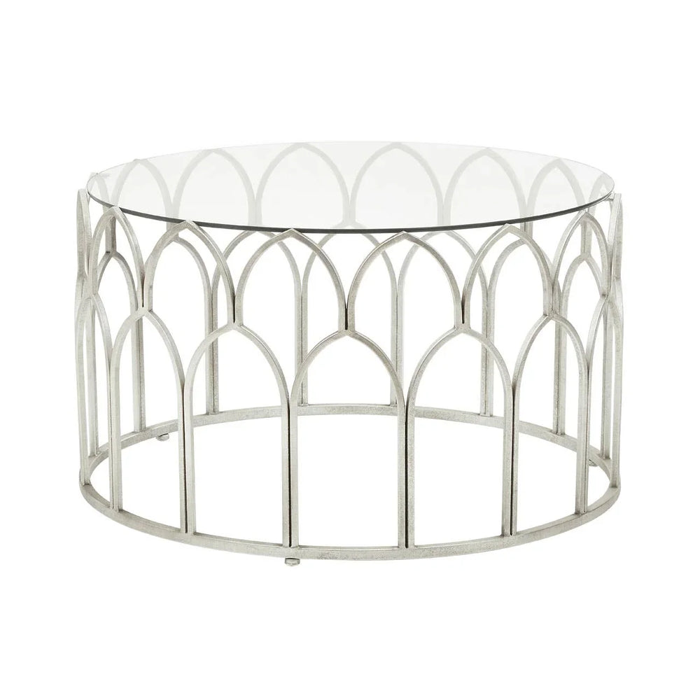 Silver Leaf Iron Coffee Table