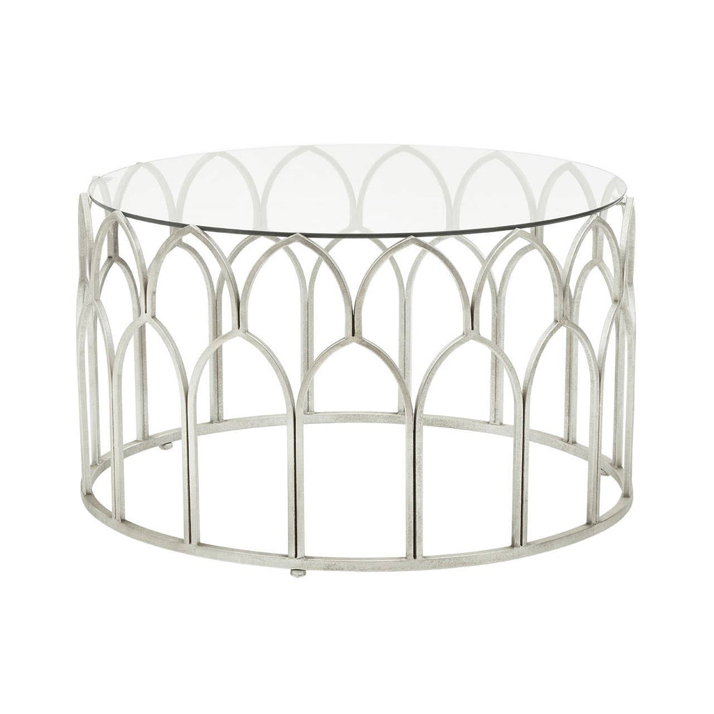 Silver Leaf Iron Coffee Table