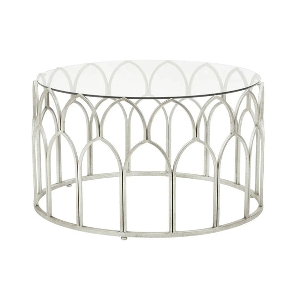 Silver Leaf Iron Coffee Table