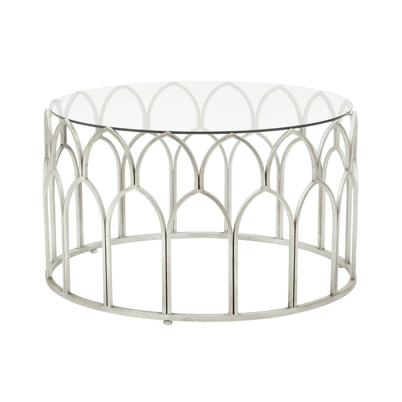 Silver Leaf Iron Coffee Table