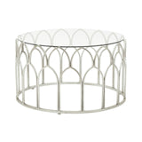 Silver Leaf Iron Coffee Table