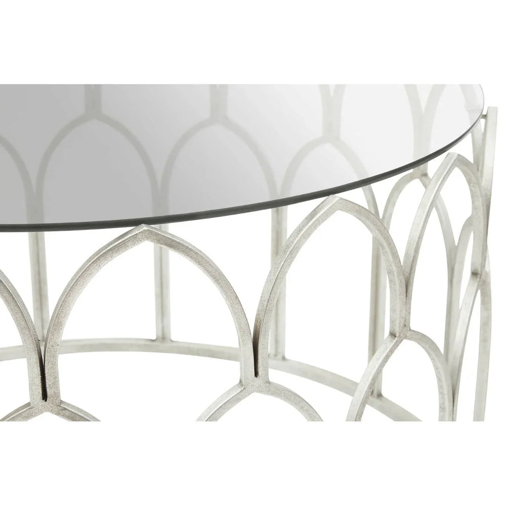 Silver Leaf Iron Coffee Table