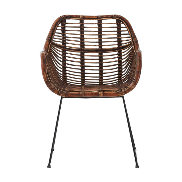 Rattan Strip Accent Chair