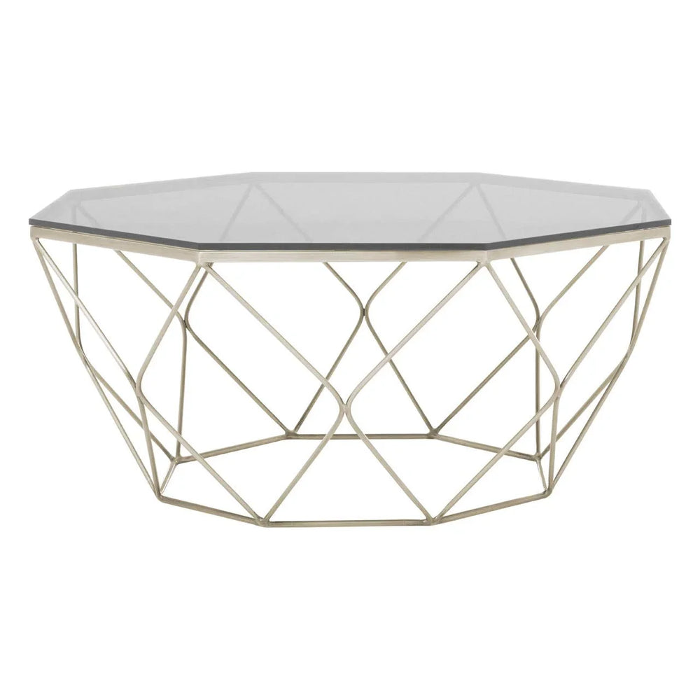Hexagon Nickel Coffee Table