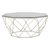 Hexagon Nickel Coffee Table