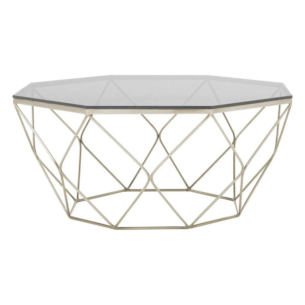Hexagon Nickel Coffee Table