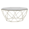 Hexagon Nickel Coffee Table