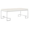 Chrome Angled Legs Coffee Table