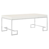 Chrome Angled Legs Coffee Table