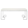 Chrome Angled Legs Coffee Table