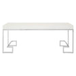 Chrome Angled Legs Coffee Table