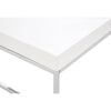 Chrome Angled Legs Coffee Table