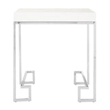 Reflective Chrome Legs End Table