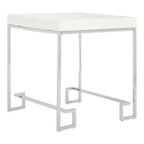 Reflective Chrome Legs End Table
