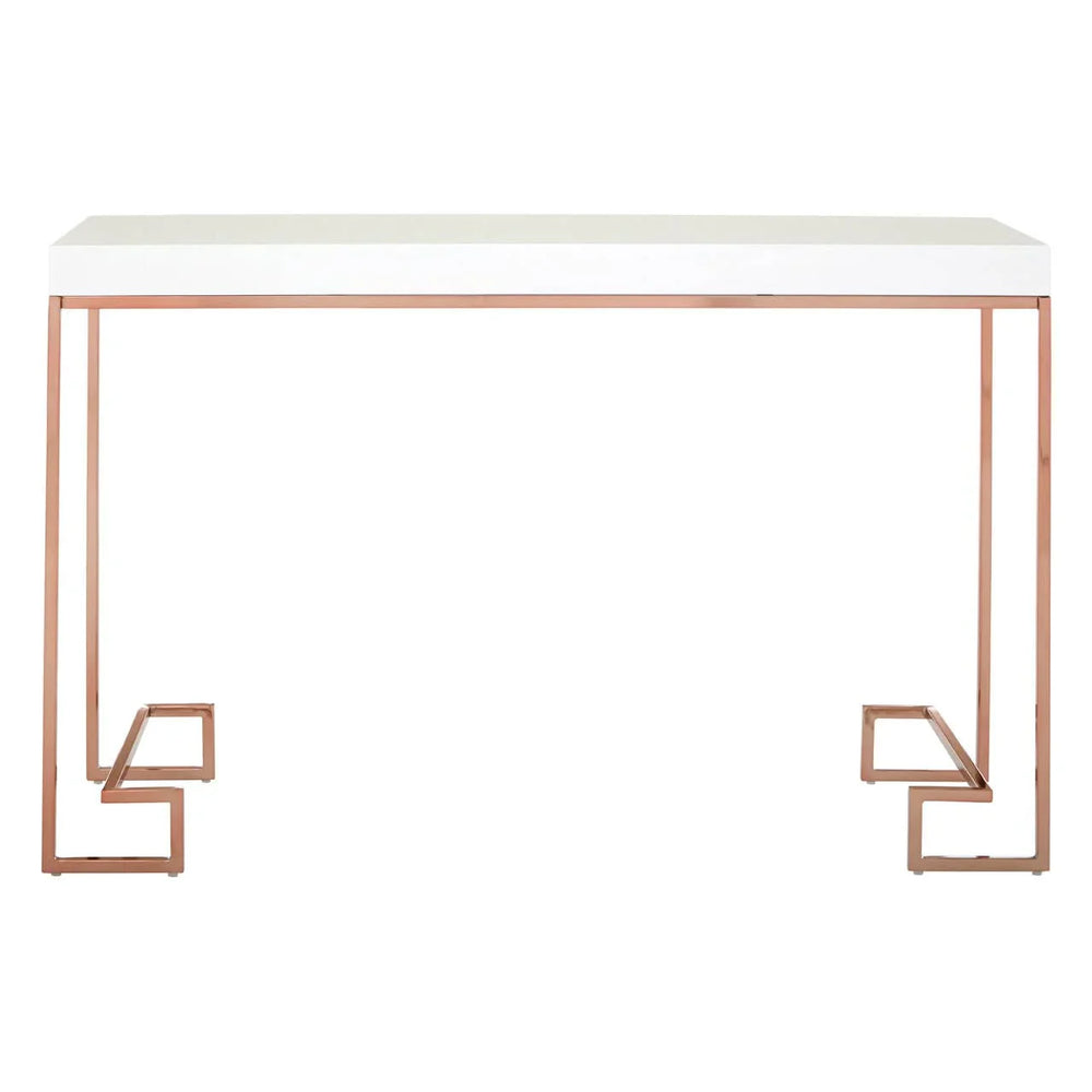 Rose Gold Luxe Console Table