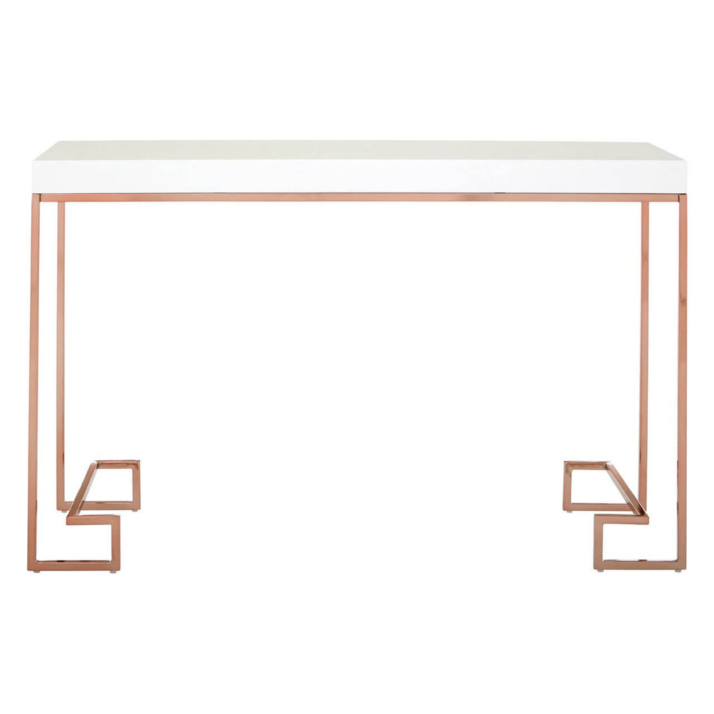 Rose Gold Luxe Console Table