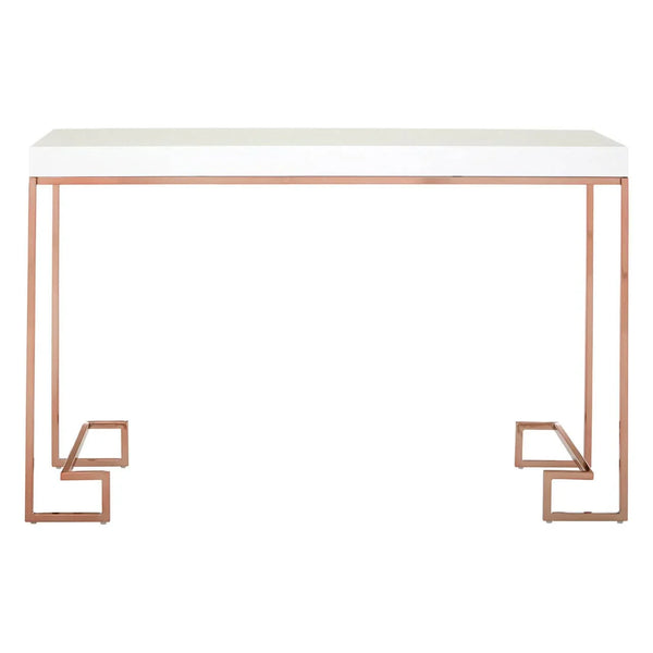 Rose Gold Luxe Console Table