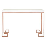 Rose Gold Luxe Console Table