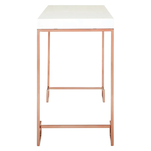 Rose Gold Luxe Console Table