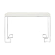 Chrome Elegance Console Table