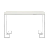 Chrome Elegance Console Table