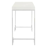 Chrome Elegance Console Table