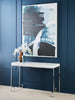 Chrome Elegance Console Table