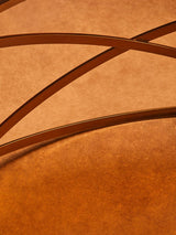 Champagne Hoop Glass Coffee Table
