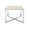 Marble Chrome Coffee Table