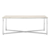 Marble Chrome Coffee Table