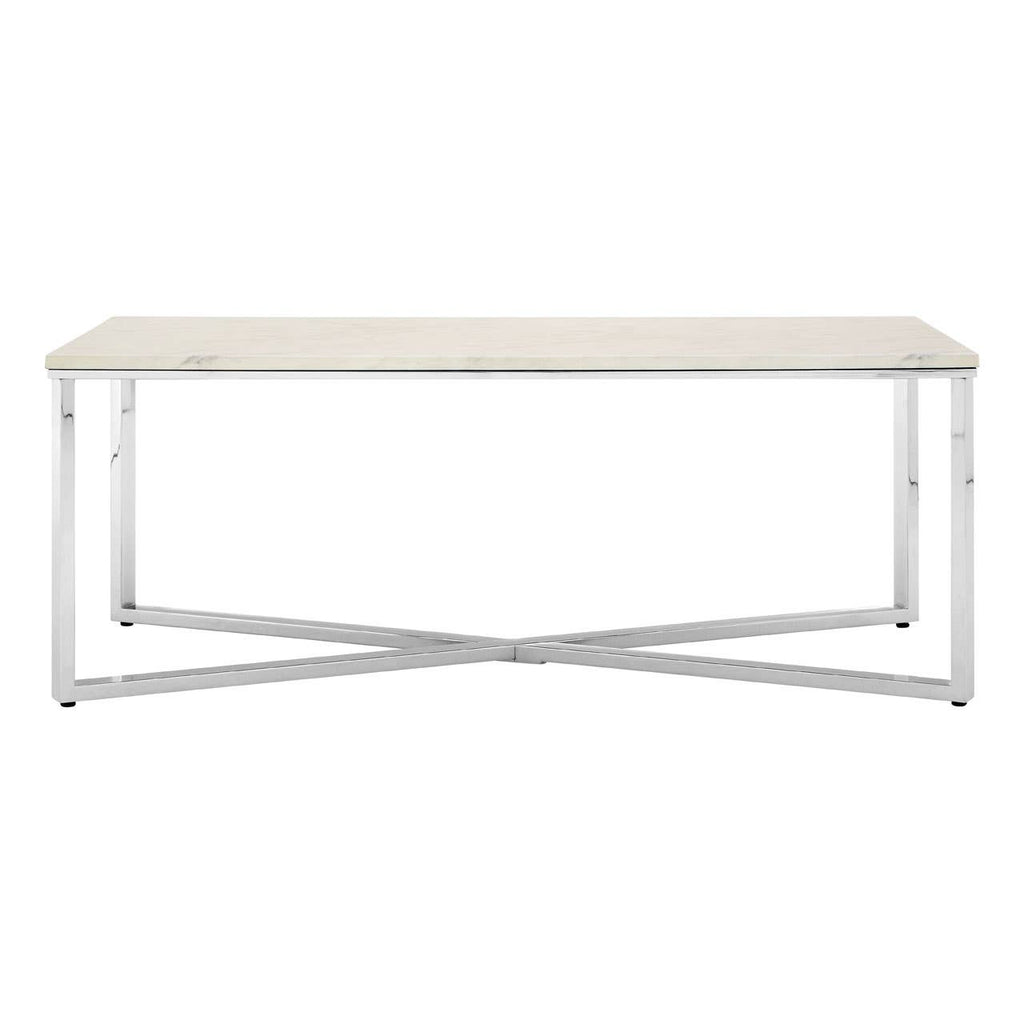 Marble Chrome Coffee Table