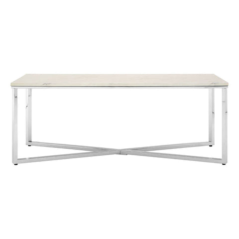 Marble Chrome Coffee Table