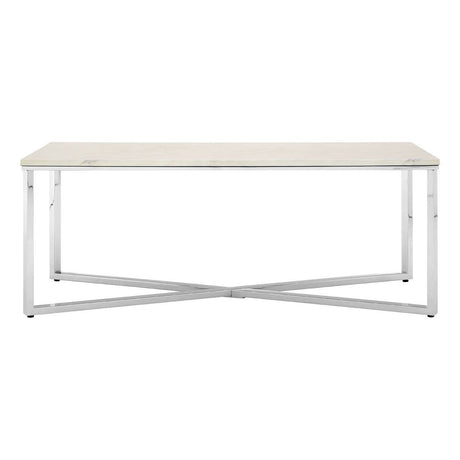 Marble Chrome Coffee Table