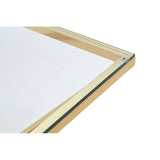 Champagne Geometric Glass Coffee Table