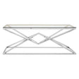 Allure Silver Glass Coffee Table