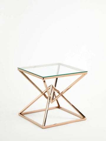 Rose Gold Steel Glass End