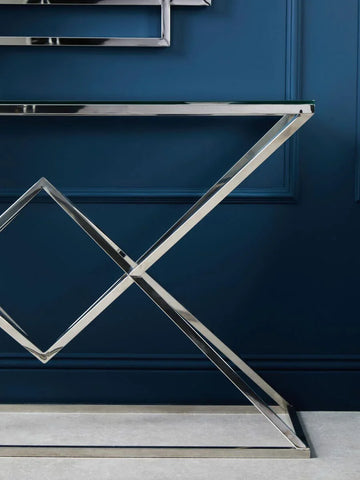 Glass Console Table