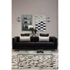 Sleek Glass Stainless Coffee Table