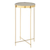Elegance Tall Black Mirror Table