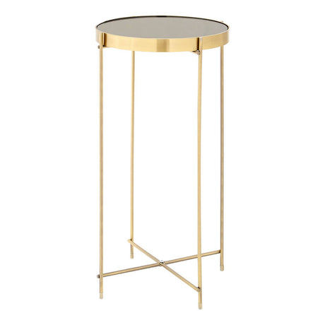Elegance Tall Black Mirror Table